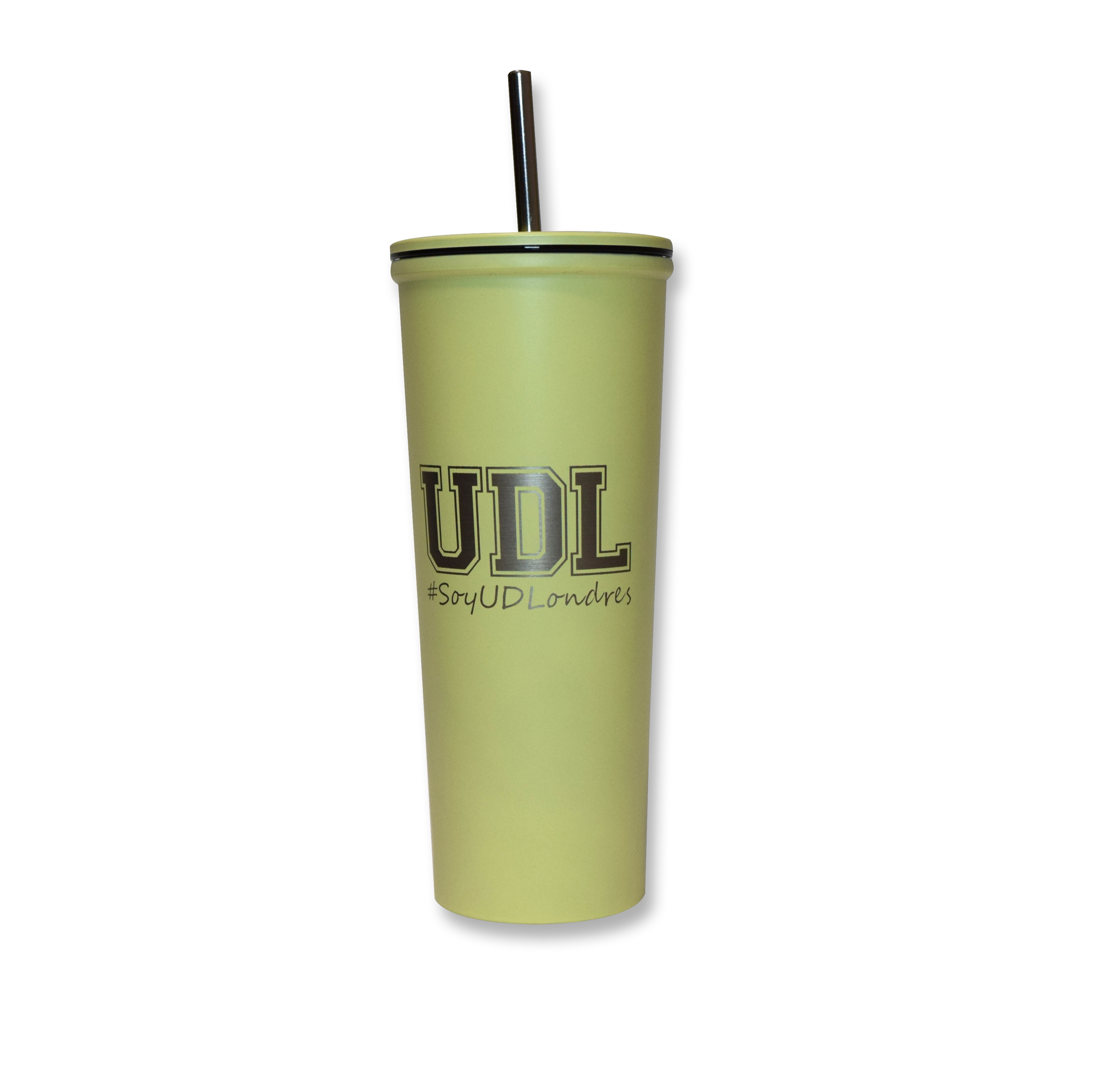 Vaso popote Amarillo