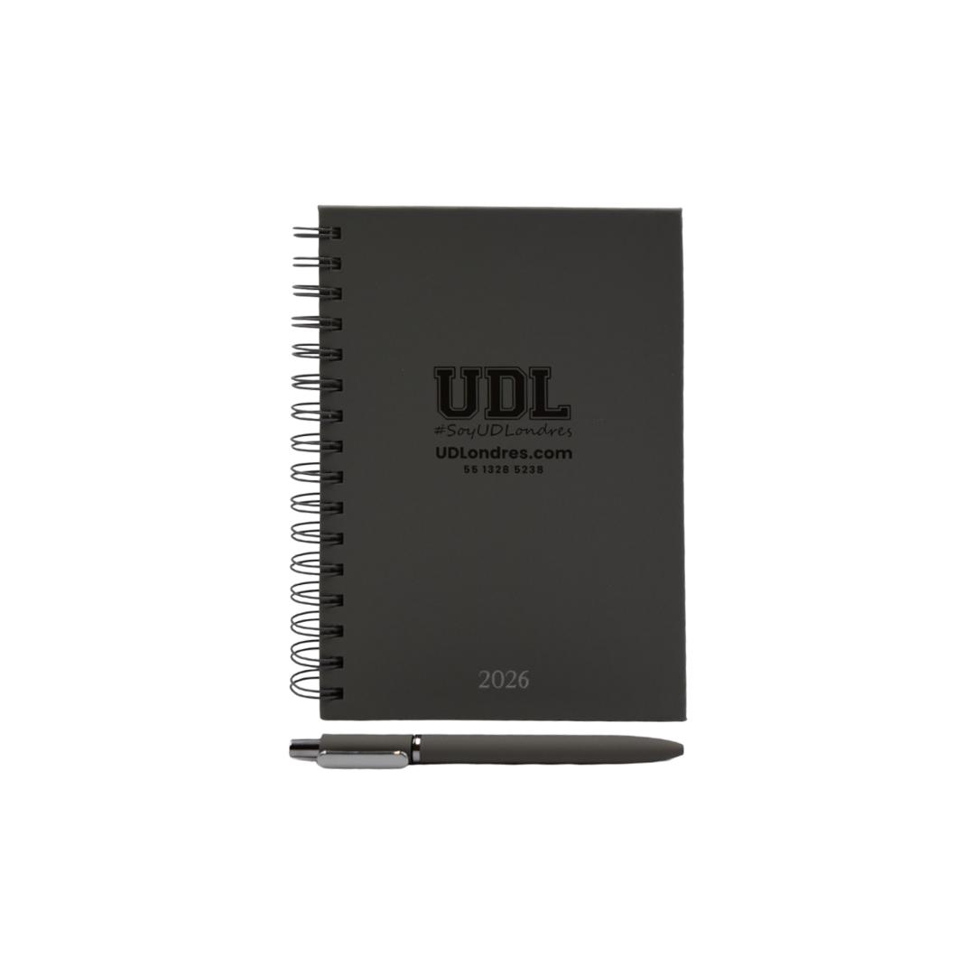 Agenda Espiral Gris