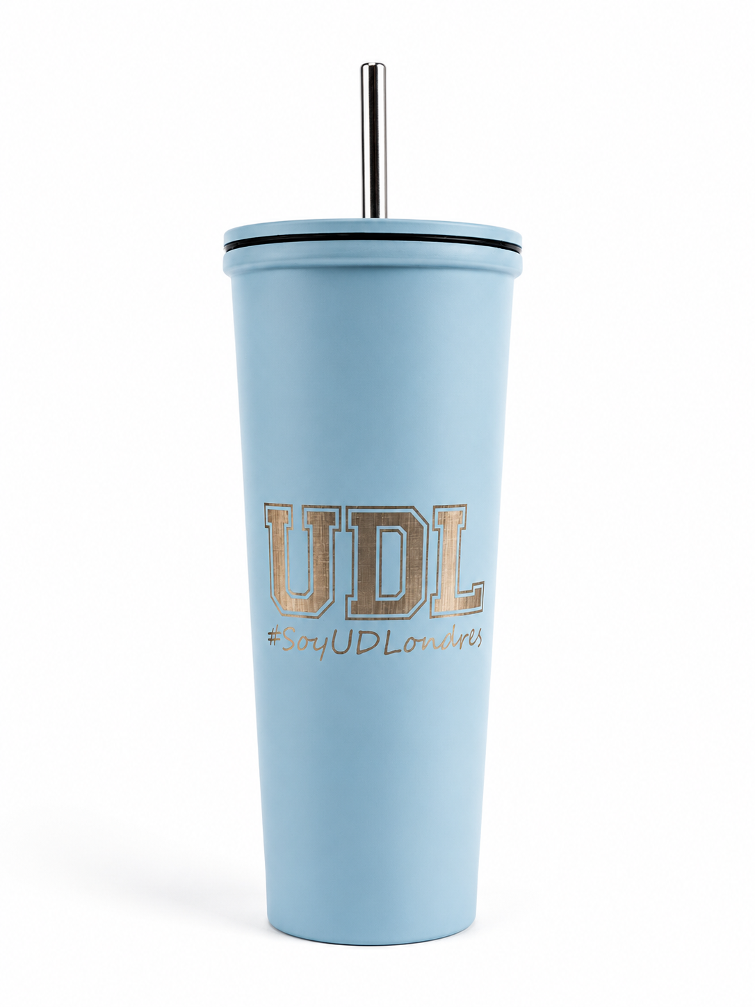 Vaso popote Azul claro