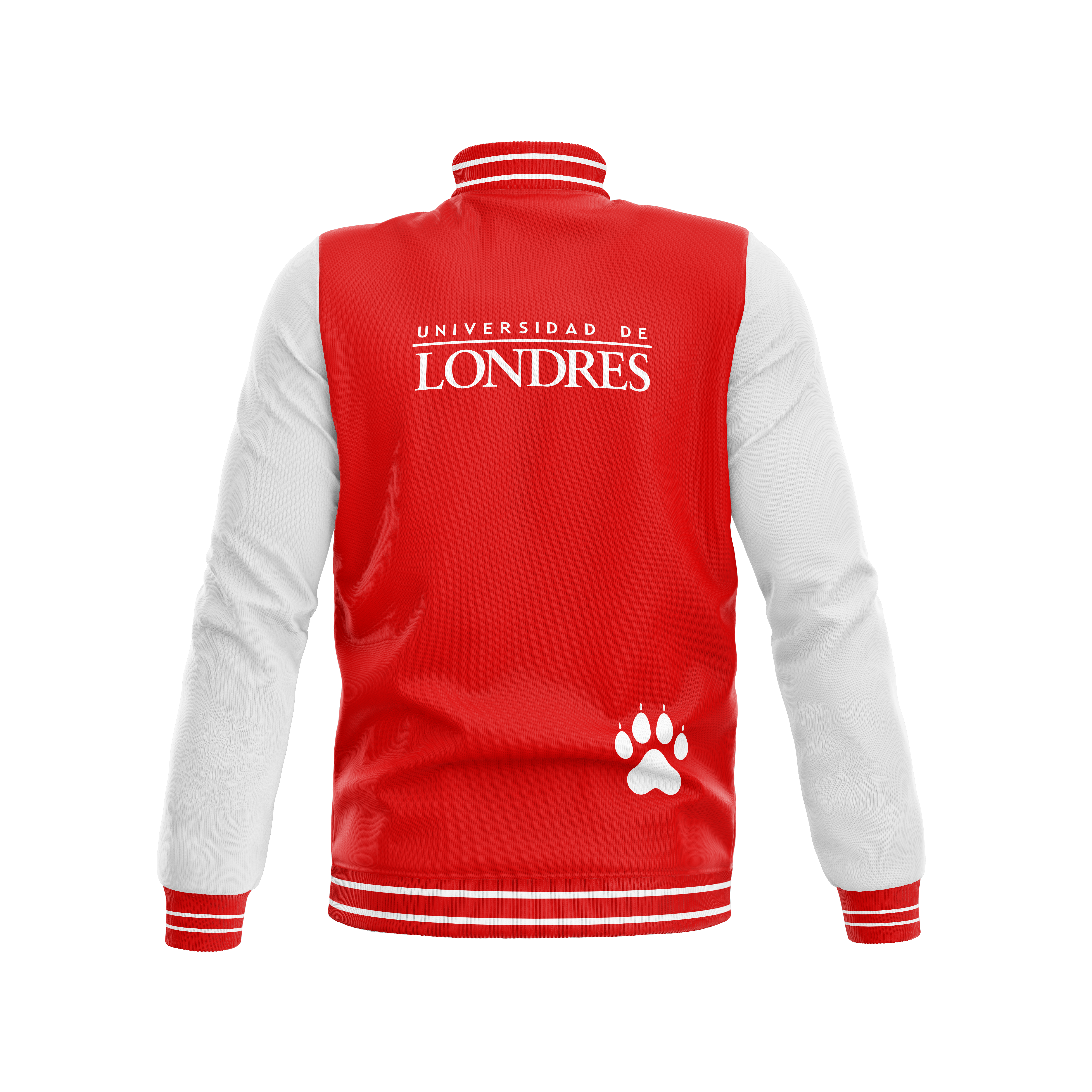 Chamarra Universitaria Roja G