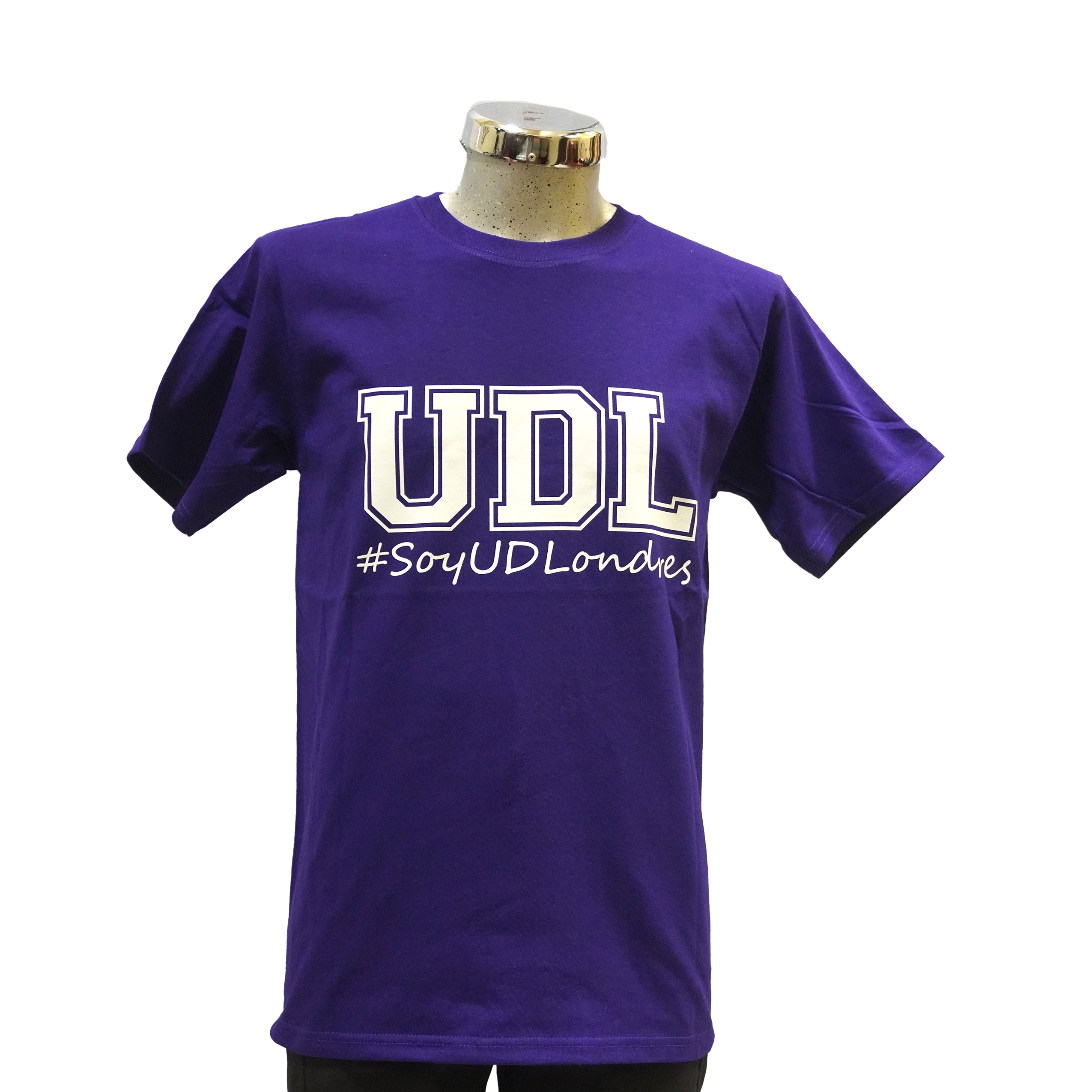 Playera cuello redondo Morada M