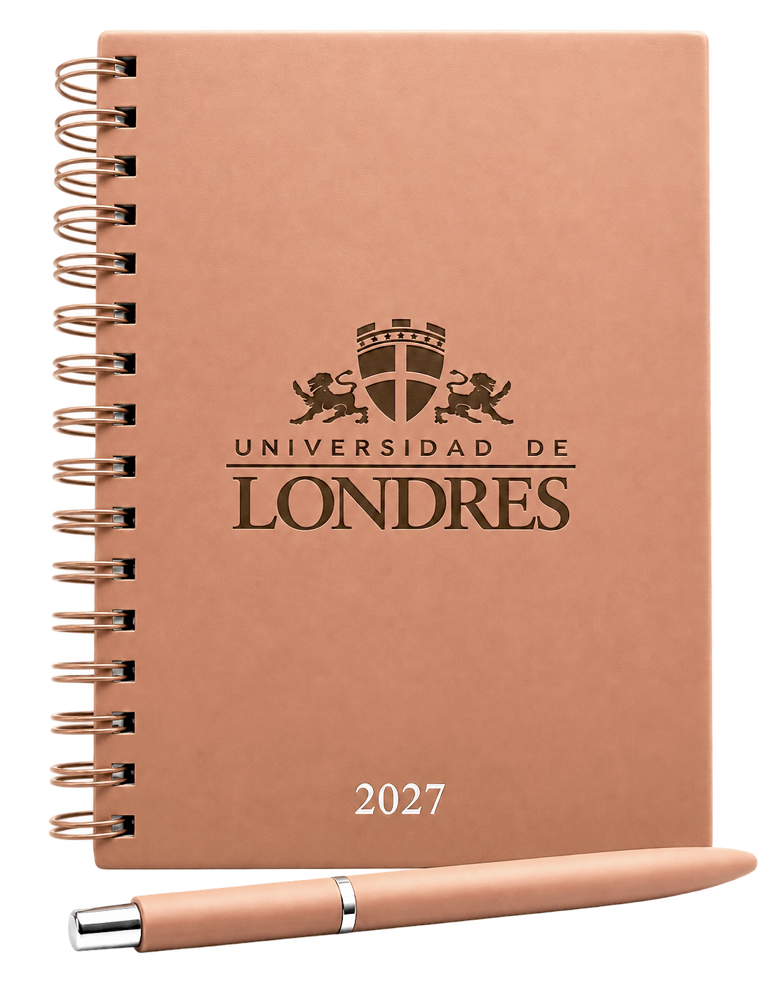 Agenda Espiral Rosa