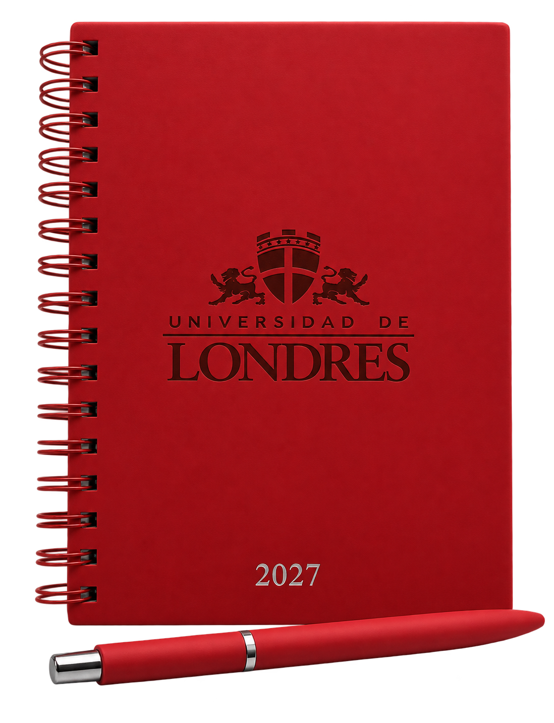 Agenda Espiral Roja