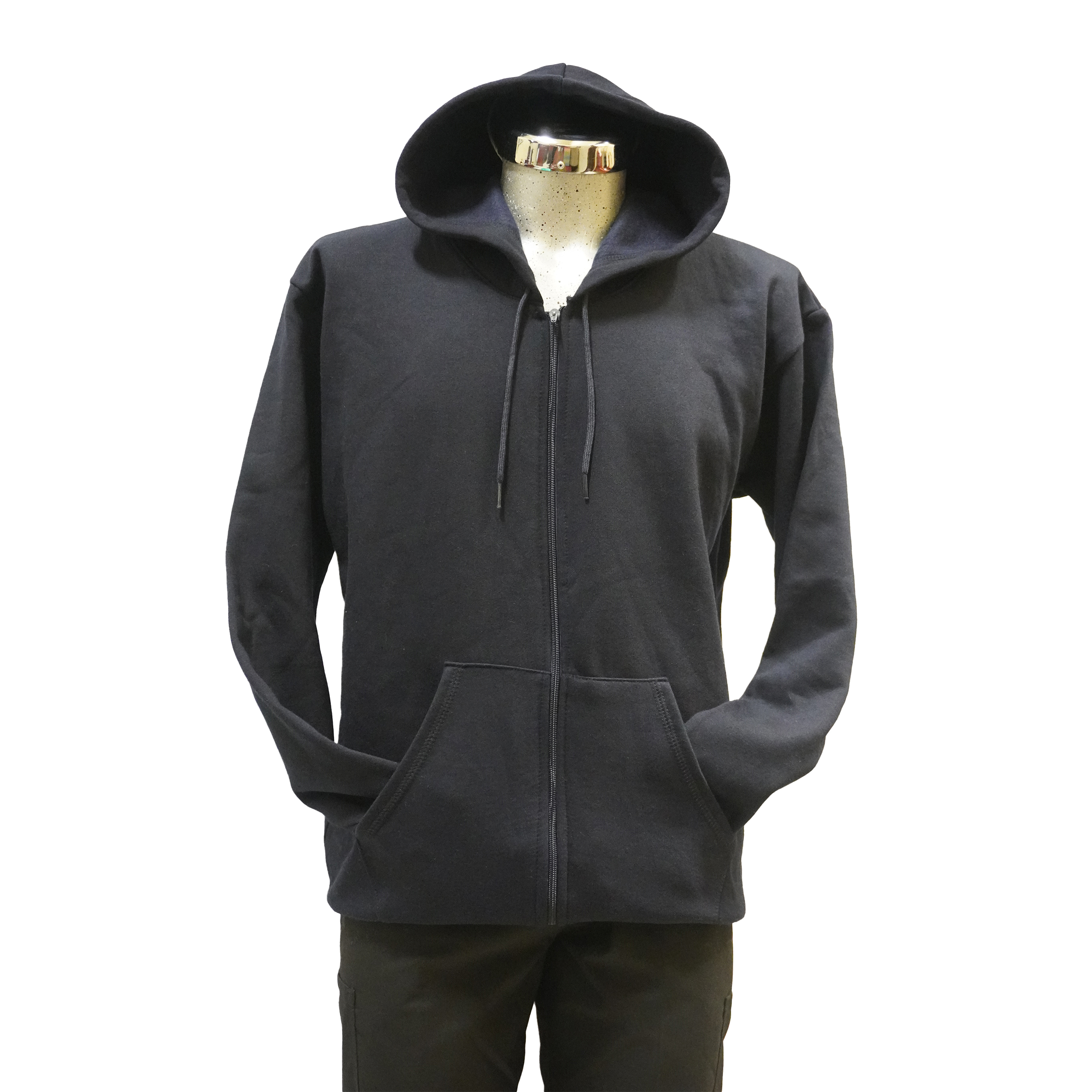 Sudadera Azul CH logo espalda con cierre