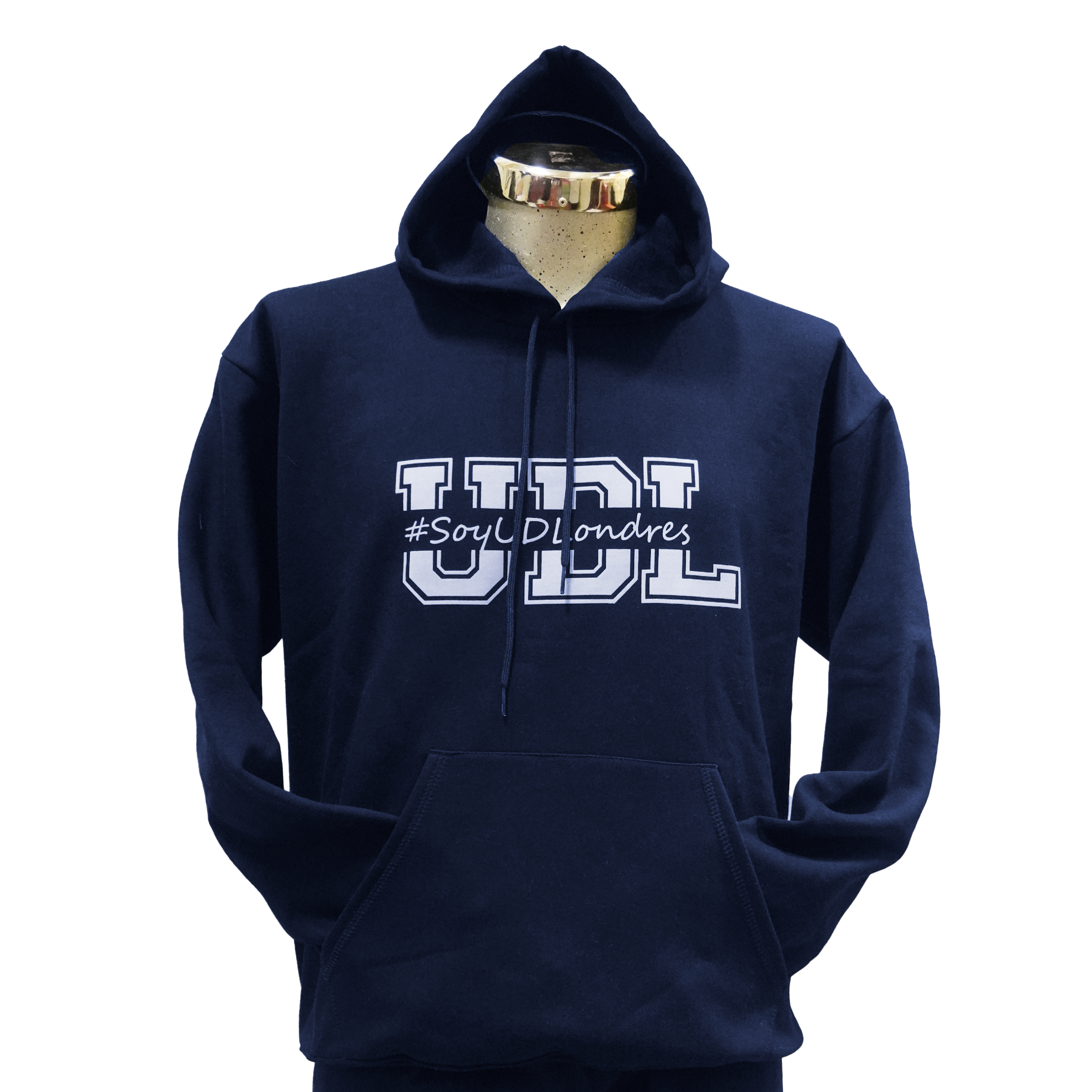 Sudadera Azul M logo pecho