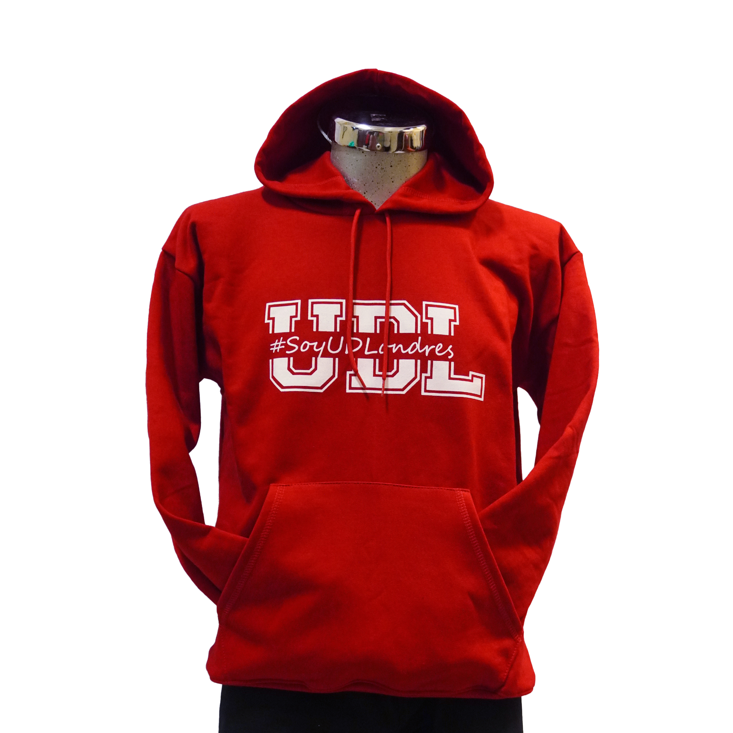 Sudadera Roja M logo pecho