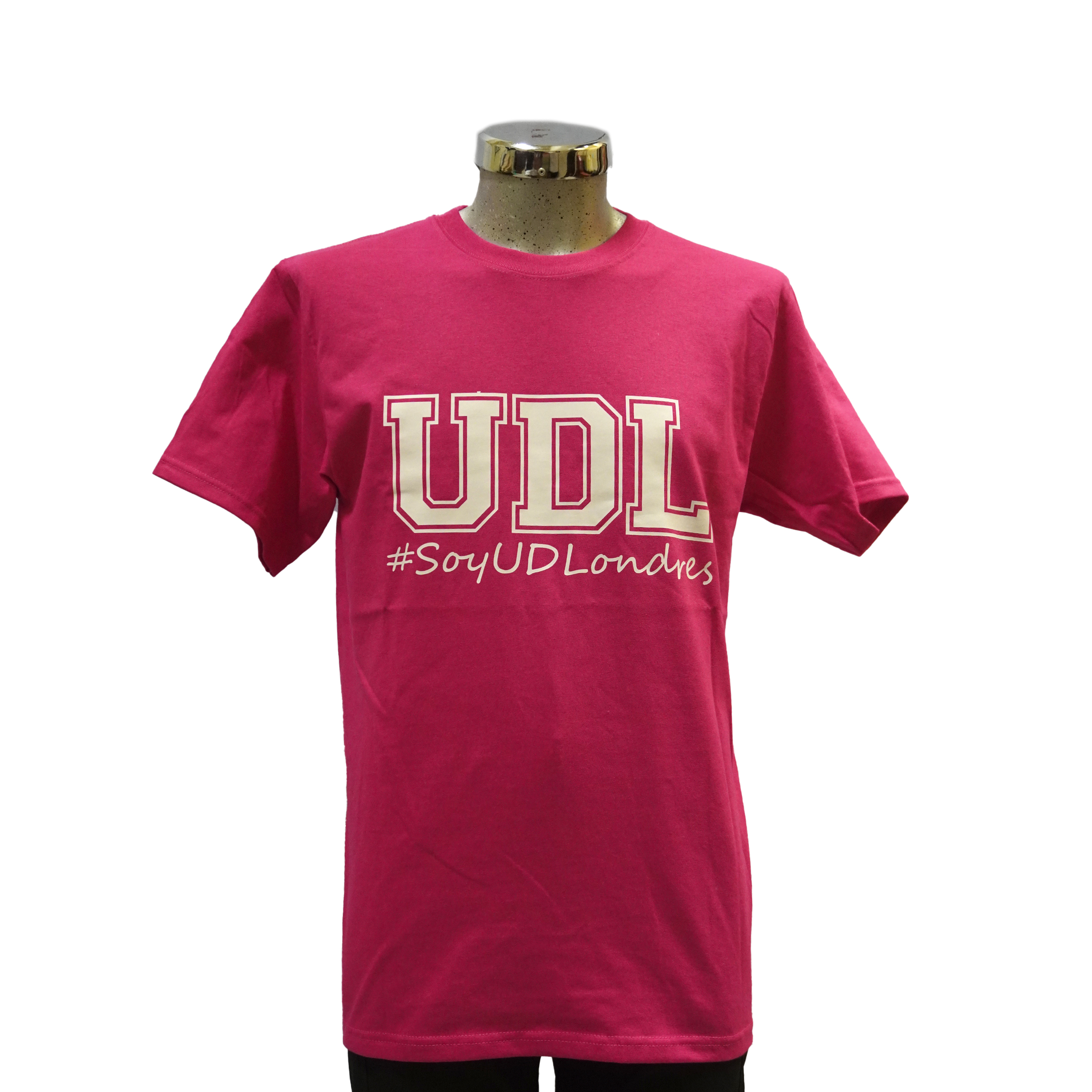 Playera cuello redondo Rosa G
