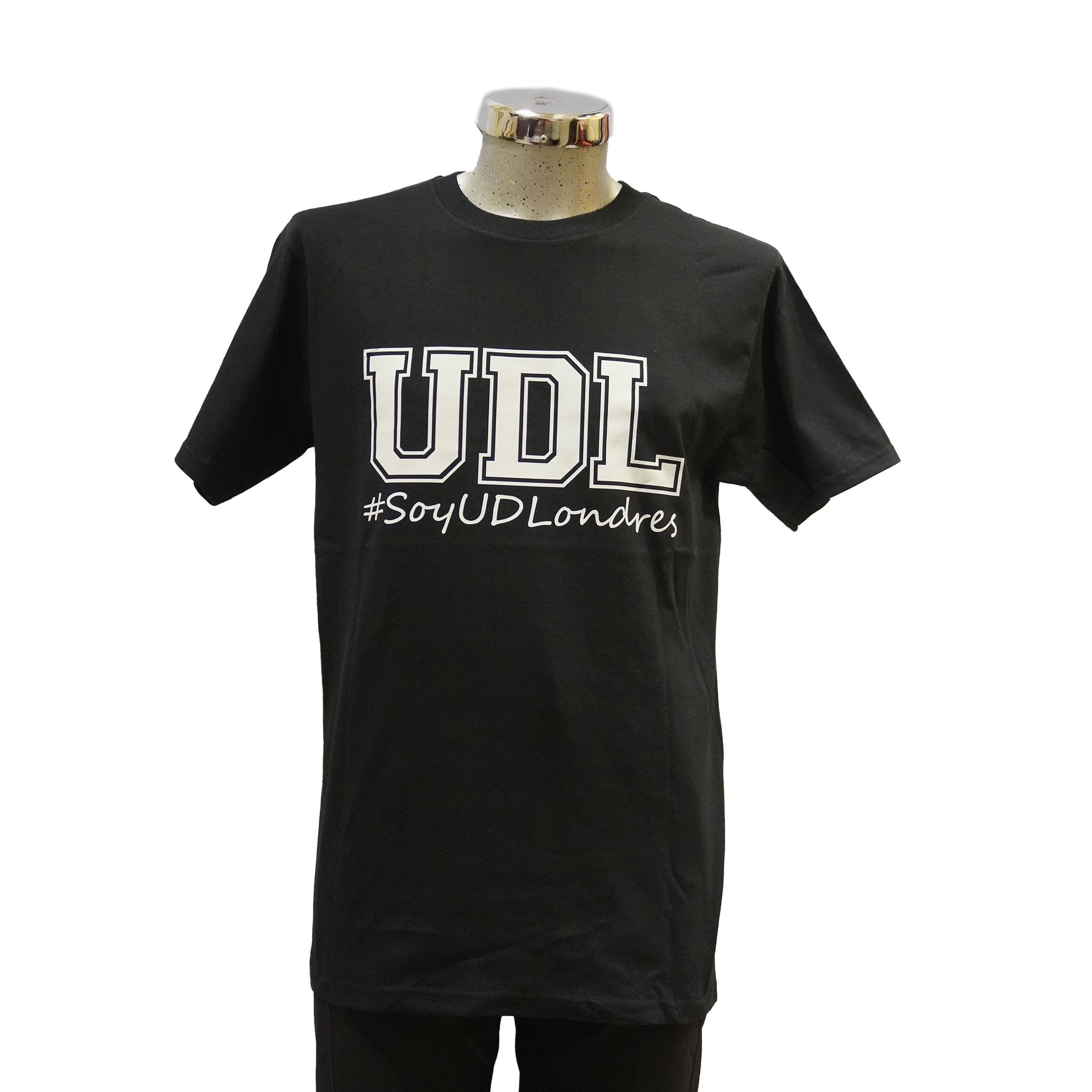 Playera cuello redondo Negra G