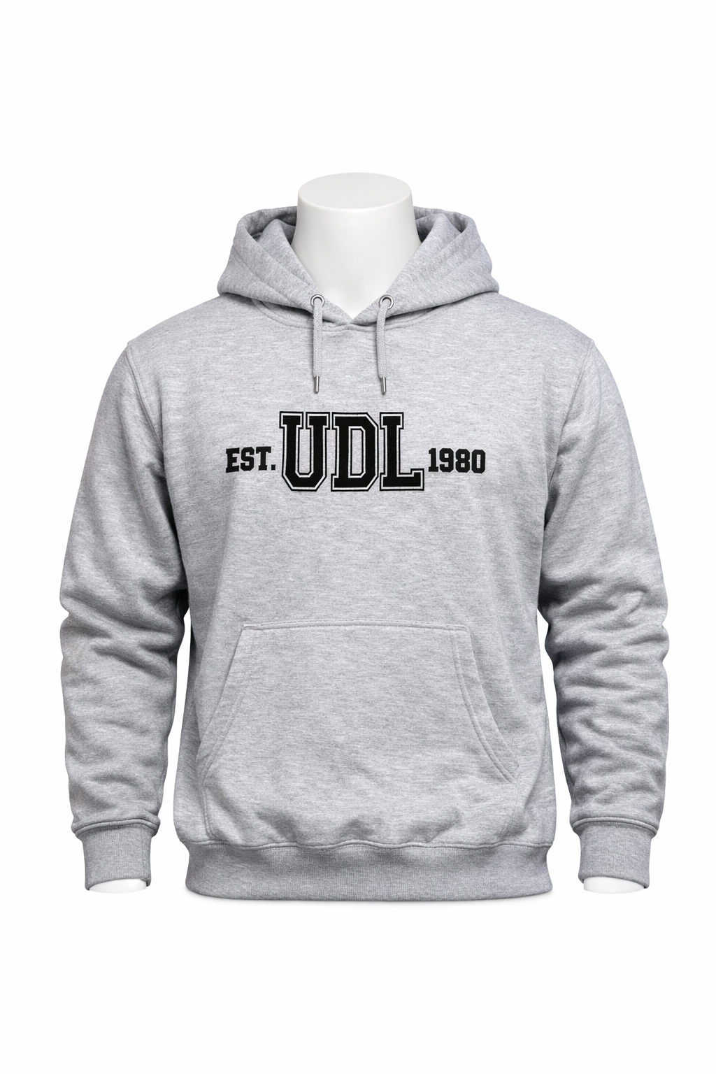 Sudadera Bordada UDL Gris G
